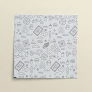 Sandwich Wrapping Paper -Blue Winter- 50pcs